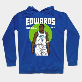 Anthony Edwards Comic Style Art Hoodie